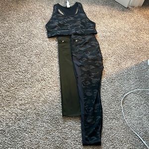 Fabletics leggings + sports bra